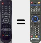 T&eacute;l&eacute;commande pour remplacer Changhong002