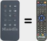 T&eacute;l&eacute;commande pour remplacer Cinema Base