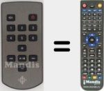 Télécommande pour remplacer RC-1212 (30701023000AS)