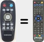 Télécommande pour remplacer SR8950 (DJ96-00114Z)