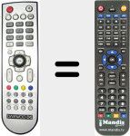 Télécommande pour remplacer REMCON1150