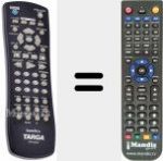 T&eacute;l&eacute;commande pour remplacer DPV-5300X