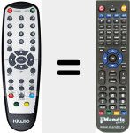 T&eacute;l&eacute;commande pour remplacer REMCON333