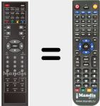 Télécommande pour remplacer B07 (0118020020)