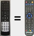 Télécommande pour remplacer TFD1504