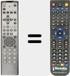 T&eacute;l&eacute;commande pour remplacer REMCON1123