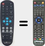 T&eacute;l&eacute;commande pour remplacer ENE001