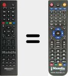 Télécommande pour remplacer ER-22654HS (172160)
