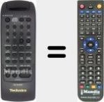 Télécommande pour remplacer EUR642100