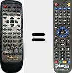 Télécommande pour remplacer EUR646469