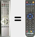 T&eacute;l&eacute;commande pour remplacer EUR7622X20