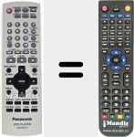 T&eacute;l&eacute;commande pour remplacer EUR7631010