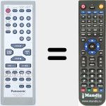 Télécommande pour remplacer EUR7711010