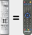 Télécommande pour remplacer EUR7721X20
