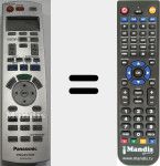 Télécommande pour remplacer EUR7914Z40