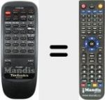 T&eacute;l&eacute;commande pour remplacer EUR644866