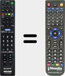 Télécommande pour remplacer RM-ED049 (FX0079911)