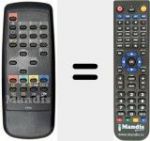 T&eacute;l&eacute;commande pour remplacer FX702