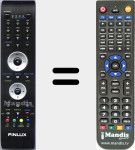 T&eacute;l&eacute;commande pour remplacer RC 1110 (20314705)