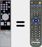 T&eacute;l&eacute;commande pour remplacer NF000UD