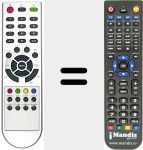 T&eacute;l&eacute;commande pour remplacer REMCON460