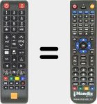 Télécommande pour remplacer Orange (GL59-00181D)