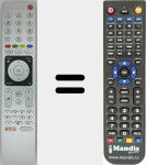 Télécommande pour remplacer TS5-R6 NETFLIX (759551858100)