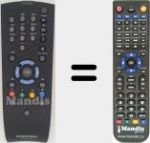 Télécommande pour remplacer TELE PILOT 150C (ZS1187R)
