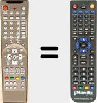 T&eacute;l&eacute;commande pour remplacer 135364