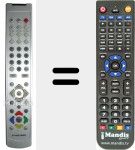 Télécommande pour remplacer LB6 (720117135900)