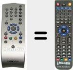 Télécommande pour remplacer Tele Pilot 150 C (DW5187F)