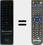 T&eacute;l&eacute;commande pour remplacer HTR-A18EN (0530013673)