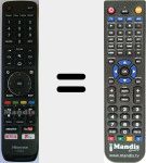 Télécommande pour remplacer EN3G39 (T210141)