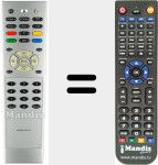 T&eacute;l&eacute;commande pour remplacer HYDFSR-0112TY