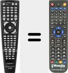 Télécommande pour remplacer AVR154