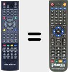 T&eacute;l&eacute;commande pour remplacer REMCON143