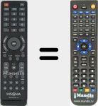Télécommande pour remplacer NS-RC03A-13