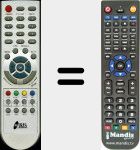 T&eacute;l&eacute;commande pour remplacer 9800