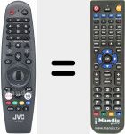 Télécommande pour remplacer MR20GA (RM-C3285)