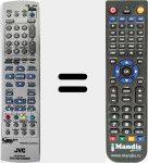 T&eacute;l&eacute;commande pour remplacer RMSDR033E