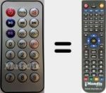 T&eacute;l&eacute;commande pour remplacer Karaoke