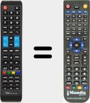 Télécommande pour remplacer K55DLJ10US