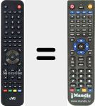 T&eacute;l&eacute;commande pour remplacer KT1157-SX