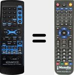 T&eacute;l&eacute;commande pour remplacer RCR0614 (A70146505)