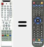 T&eacute;l&eacute;commande pour remplacer REMCON709