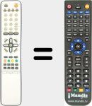 T&eacute;l&eacute;commande pour remplacer LCD42HDTK