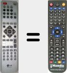 Télécommande pour remplacer 6710CDAL01G