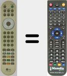 Télécommande pour remplacer 6710T00008B