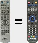 Télécommande pour remplacer 6711R1P091J