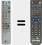 T&eacute;l&eacute;commande pour remplacer 6711R1N153G